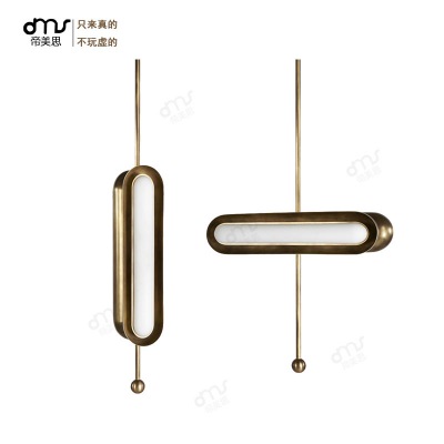 单头长环吊灯
