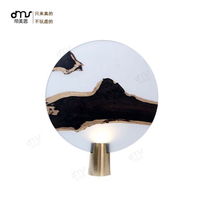 圆环方座台灯